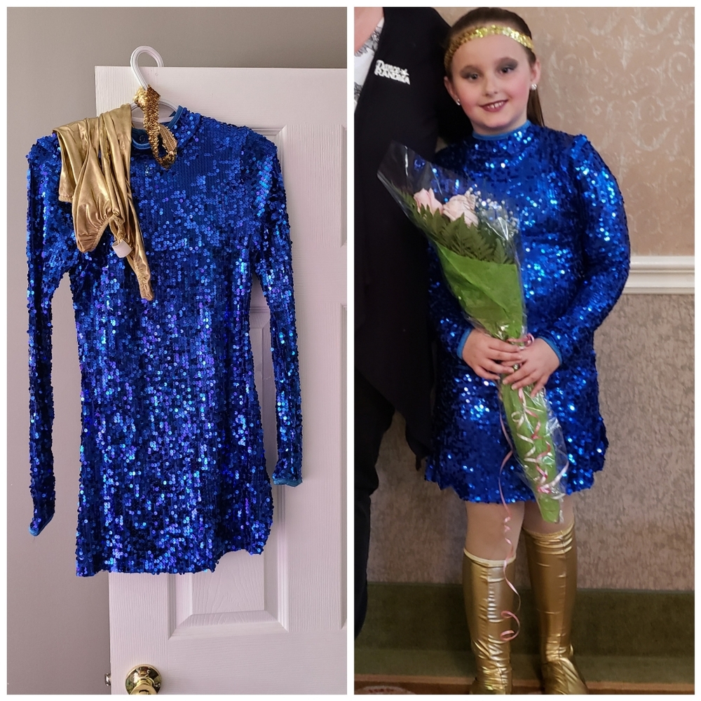 Girls dance costume